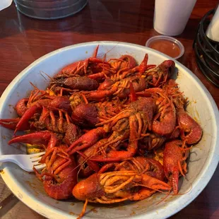 Pound of crawfish