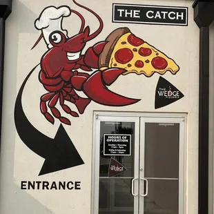 Outside, inside, bar