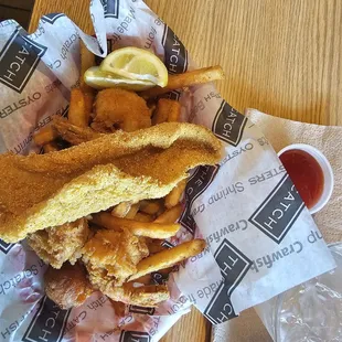 Fish and Shrimp Basket