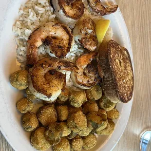 My shrimp plate
