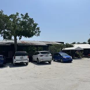 Front of building, from the road. Not much to look at, but great food