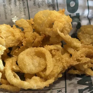 Onion appetizer - DELICIOUS!! Hot &amp; salty