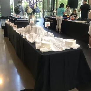 Elegant buffet displays