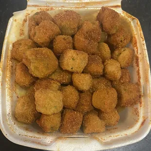 Fried okra
