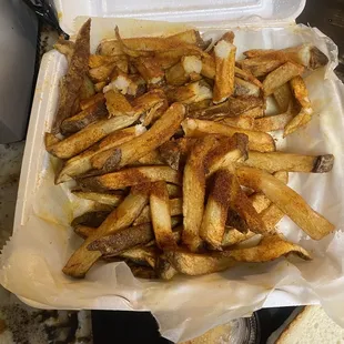 Homemade season fries
