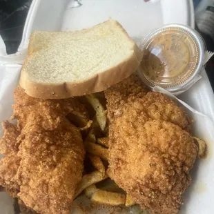 2pc fish / fries