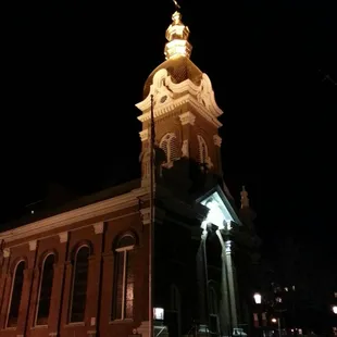 The cathedral at night