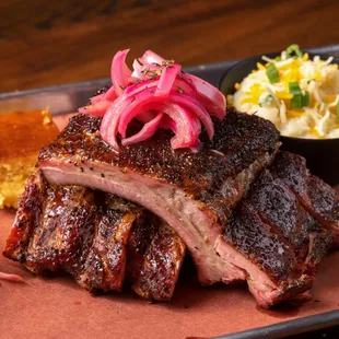 St. Louis Ribs - Half Rack

Slow Smoked Pork Ribs, Seasoned lightly, Paired with our In House BBQ Sauces.