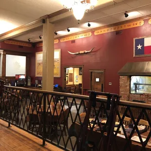 the interior of the restaurant