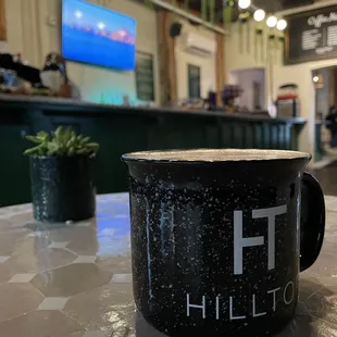 Dirty Chai with oatmilk