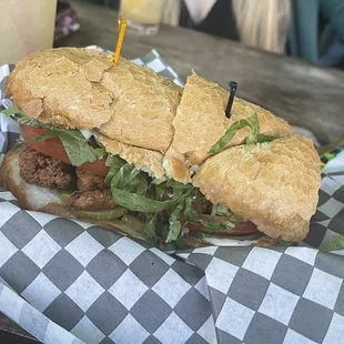 Shrimp Poboy &amp; Spicy Margarita