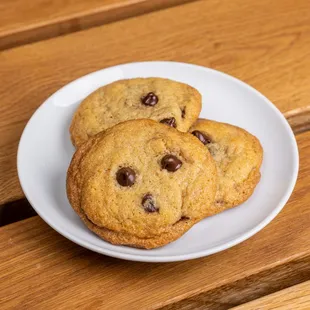 Freshly baked Chocolate Chip Cookies