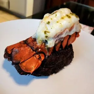 Surf and turf (lobster &amp; filet mignon) for the wifey was delicious