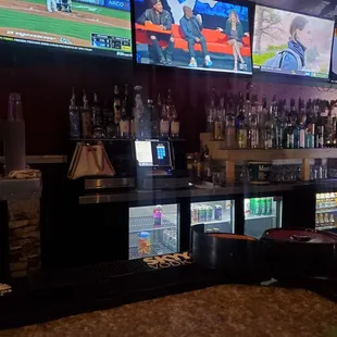 a baseball game being played