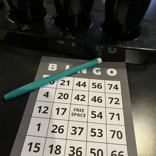 Adult bingo Friday nights