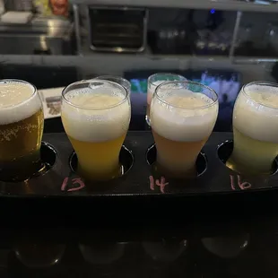 Fruity flight- windmere colada coast (think pina colada) is my fav today!