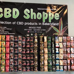 CBD Gummy Wall