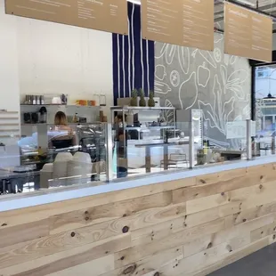 The menu boards above