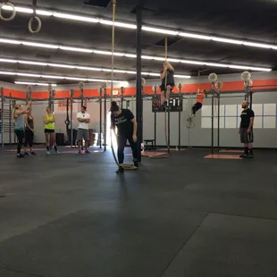 Rope climb!