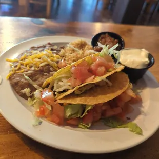 Taco Tuesday platter. I am a fan of the venue and will come again for other favorites, but not this.