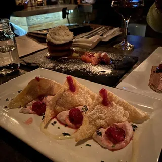 Mixed Berry Sweet Fried Dumplings
