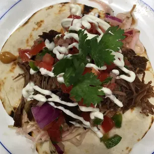 Short rib taco