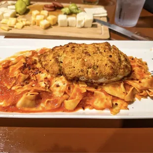 Parm crusted chicken