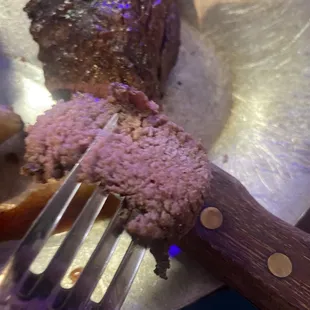 Ordered it medium rare but got a well done steak.