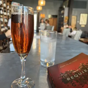 Pomegranate mimosa. Absolutely exquisite