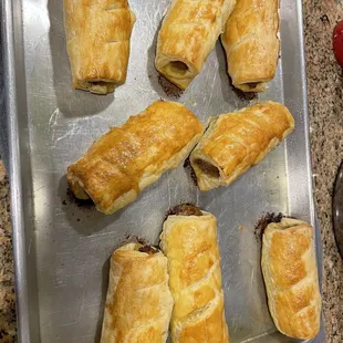 Everyone loved the Sausage Rolls.