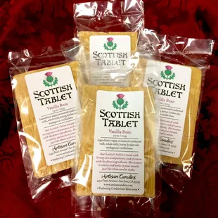 New Scottish candy... Traditional Butter Tablet and Single Malt Scotch Tablet!