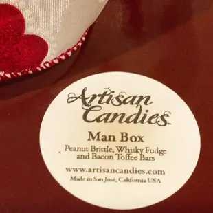Man Box: Peanut Brittle, Whiskey Fudge &amp; Bacon Toffee Bars