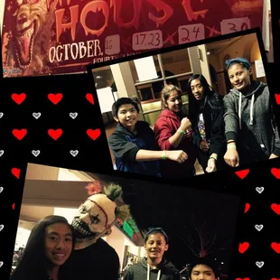 Fun times with the big kids!! Haunted House time!