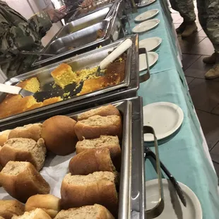 Buffet Line Fried Fish Friday