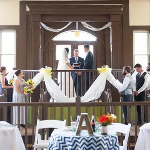 Hardwood floor and an abundance of natural light, The Opera Hall is an intimate and inviting venue for your wedding or party.