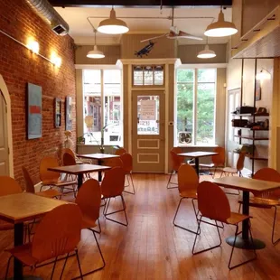 New and expanded seating at the Wunderbar Coffee House.