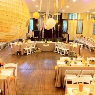 Weddings and Receptions.