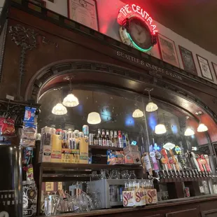 View of the bar area