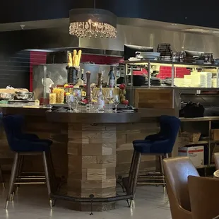 Open Kitchen Seating Area