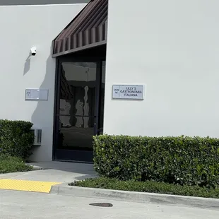 Outside door