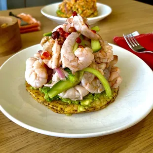 Aguachiles in chiltepin sauce