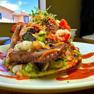 El Casado Ceviche 
Pulpo y Camaron