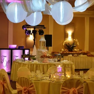 A beautiful wedding reception