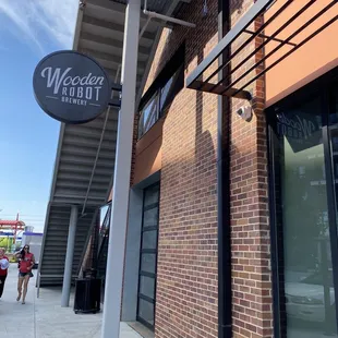 the outside of the building