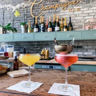 left: oe grand mimosa, right: passion in the afternoon | 7/4/21