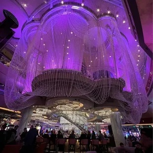A view of the bar from the first floor