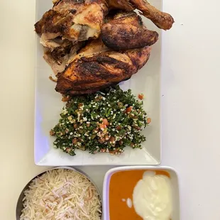 Had to mix the sauce to get that spicy garlic taste.