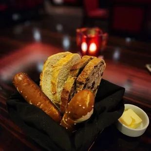 The pretzel bread is my favorite