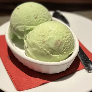 Pistachio gelato