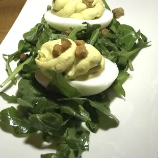 Cobb Salad Deviled Eggs